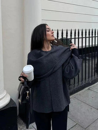 Chic Single-Breasted Loose Jacket